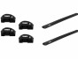 Nosič Thule 7204 Edge Raised Rail WingBar tyče ČIERNE