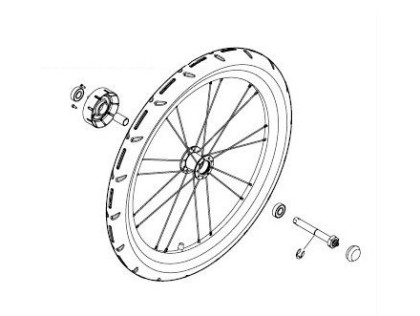 Náhľad produktu - Thule WHEEL ASSY LH LTE/CRS/CAB 19-X 40192448