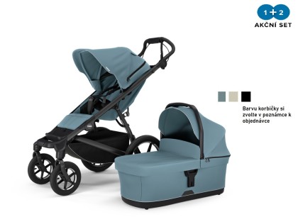 Thule Urban Glide 4-wheel Mid-Blue + hlboká korba (voliteľná farba)