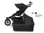 Thule Urban Glide 3 Double Black + hlboká korba + adaptéry na autosedačku