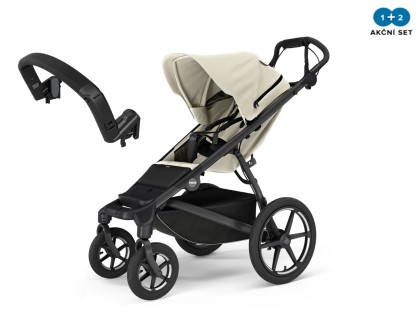 Náhľad produktu - Thule Urban Glide 4-wheel Soft Beige + madlo