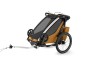 Thule Chariot Sport 2 G3 SINGLE Natural Gold + bike set + kočíkový set + bežecký set