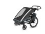 Thule Chariot Cross 2 G3 DOUBLE Dark Slate + bike set + kočíkový set + bežecký set