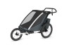 Thule Chariot Cross 2 G3 DOUBLE Dark Slate + bike set + kočíkový set + bežecký set