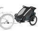 Thule Chariot Cross 2 G3 DOUBLE Dark Slate + bike set + kočíkový set + bežecký set