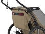 Thule Chariot Cross 2 G3 DOUBLE Faded Khaki + bike set + kočíkový set + bežecký set