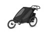 Thule Chariot Sport 2 G3 DOUBLE Black + bike set + kočíkový set + bežecký set