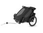 Thule Chariot Sport 2 G3 DOUBLE Black + bike set + kočíkový set + bežecký set