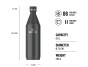 STANLEY All Day Slim Bottle fľaša 600 ml Black