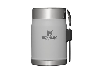 STANLEY Termoska jedálenská 400ml s lyžicou/vidličkou Ash Grey