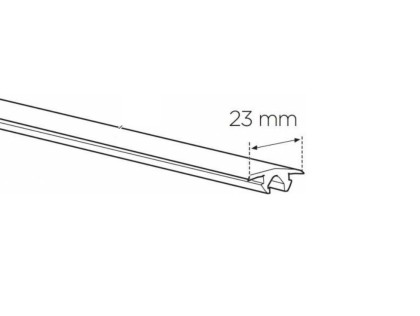 Náhľad produktu - Guma Thule 50473 do T-drážky aero tyčí (120 cm)